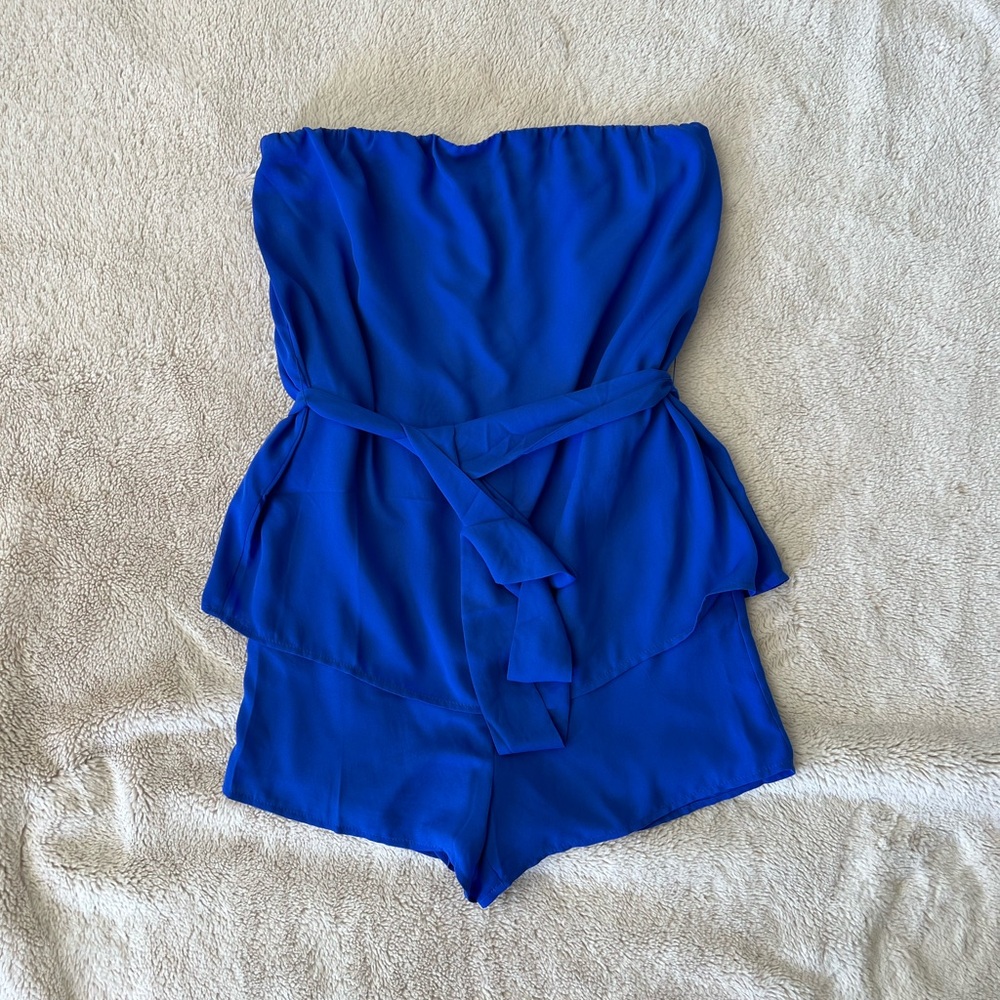 Naked Zebra layered romper